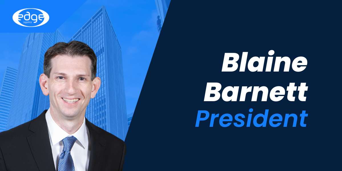 Blaine Barnett Appointed President of Edge Logistics